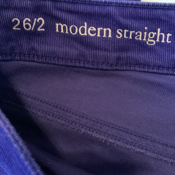🌺 2 for $23 🌺 LOFT- Purple Corduroy Pants-Straight Leg - Picture 4 of 15
